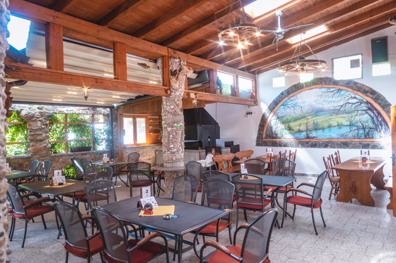 Venkovní terasa, restaurace Samorost, Jarošov nad Nežárkou